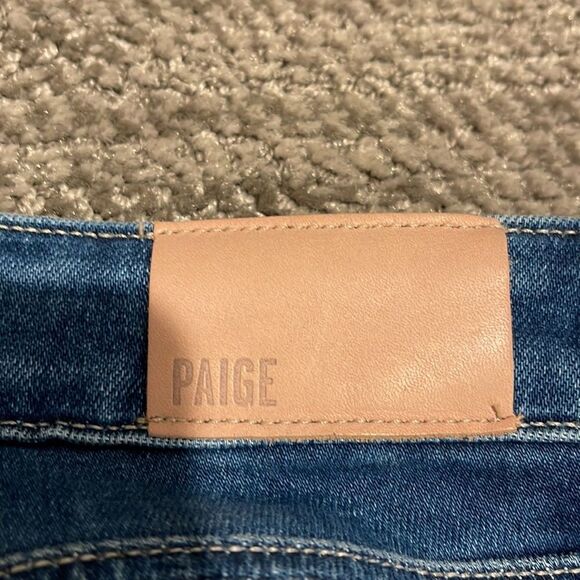 PAIGE skyline Skinny Crop with Raw Hem - Picture 7 of 9